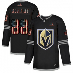 Vegas Golden Knights 88 Nate Schmidt Black USA Flag Fashion Jersey