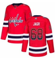 Washington Capitals 68 Jaromir Jagr Red Drift Fashion NHL jersey