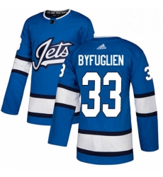 Winnipeg Jets 33 Dustin Byfuglien Blue Alternate NHL jersey