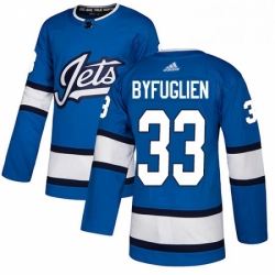 Winnipeg Jets 33 Dustin Byfuglien Blue Alternate NHL jersey