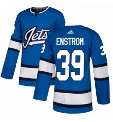Winnipeg Jets 39 Tobias Enstrom Blue Alternate NHL jersey