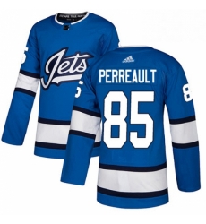 Winnipeg Jets 85 Mathieu Perreault Blue Alternate NHL jersey