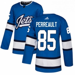 Winnipeg Jets 85 Mathieu Perreault Blue Alternate NHL jersey