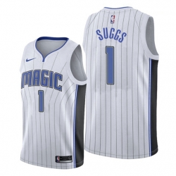 Orlando Magic 1 Jalen Suggs 2018-19 Association Edition White NBA Jersey