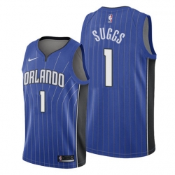 Orlando Magic 1 Jalen Suggs 2018-19 Icon Edition Blue NBA Jersey