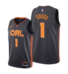 Orlando Magic 1 Jalen Suggs Black 2019 20 Black City Edition NBA Jersey