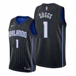 Orlando Magic 1 Jalen Suggs Black NBA Swingman Statement Edition Jersey