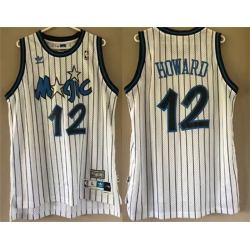 Orlando Magic 12 Dwight Howard White Stitched JerseyWhite Stitched Jersey