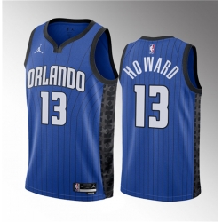 Orlando Magic 13 Jett Howard Blue 2023 Draft Statement Edition Stitched Basketball Jersey
