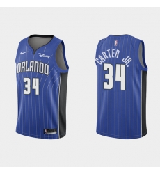 Orlando Magic 34 Wendell Carter Jr Blue Icon Edition Stitched Swingman Jersey