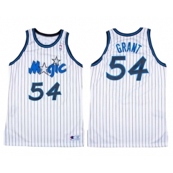 Orlando Magic 54 Horace Grant White 1994-95 Home Stitched Jersey