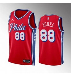 Philadelphia 76ers 88 Kai Jones Red Statement Edition Stitched Jersey