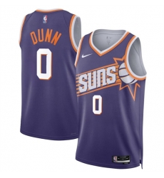 Phoenix Suns 0 Ryan Dunn Purple 2024 Draft Icon Edition Stitched Basketball Jersey