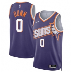Phoenix Suns 0 Ryan Dunn Purple 2024 Draft Icon Edition Stitched Basketball Jersey