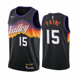 Phoenix Suns 15 Cameron Payne Black NBA Swingman 2020 21 City Edition Jersey