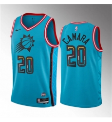 Phoenix Suns 20 Toumani Camara Blue 2023 Draft City Edition Stitched Basketball Jersey