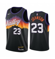 Phoenix Suns 23 Cameron Johnson Black NBA Swingman 2020 21 City Edition Jersey