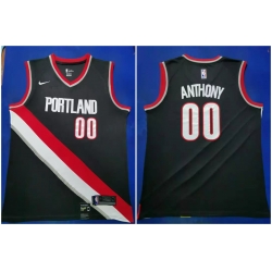 Portland Trail Blazers 00 Carmelo Anthony Black 2019 20 Swingman Jersey