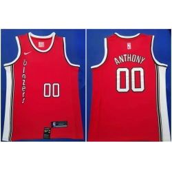 Portland Trail Blazers 00 Carmelo Anthony Red 2019 20 Swingman Jersey