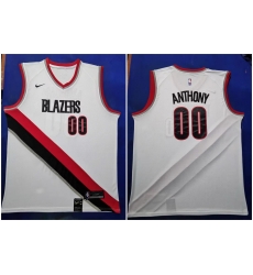 Portland Trail Blazers 00 Carmelo Anthony White 2019 20 Swingman Jersey