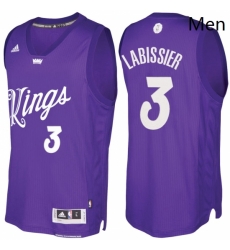 Sacramento Kings 3 Skal Labissiere Purple 2016 2017 Christmas Day NBA Swingman jersey