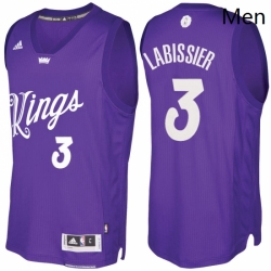 Sacramento Kings 3 Skal Labissiere Purple 2016 2017 Christmas Day NBA Swingman jersey