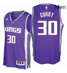 Sacramento Kings 30 Seth Curry 2016 17 Seasons Purple Road Swingman jersey