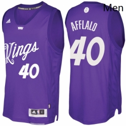 Sacramento Kings 40 Arron Afflalo Purple 2016 2017 Christmas Day NBA Swingman jersey