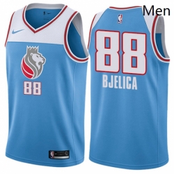 Sacramento Kings 88 Nemanja Bjelica Swingman Blue City Edition NBA jersey