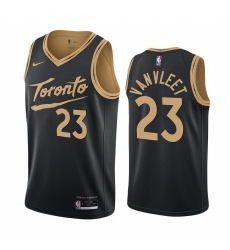 Toronto Raptors 23 Fred VanVleet Black NBA Swingman 2020 21 City Edition Jersey
