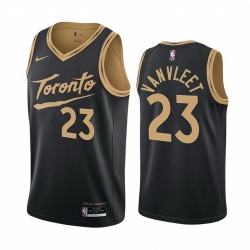 Toronto Raptors 23 Fred VanVleet Black NBA Swingman 2020 21 City Edition Jersey