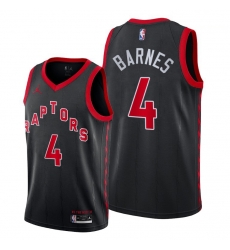 Toronto Raptors 4 Scottie Barnes Black Jersey