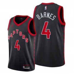 Toronto Raptors 4 Scottie Barnes Black Jersey