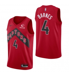 Toronto Raptors #4 Scottie Barnes Icon Edition Red Jersey