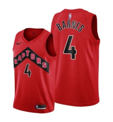 Toronto Raptors 4 Scottie Barnes Red Jersey