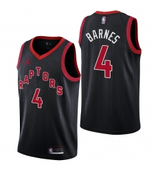 Toronto Raptors #4 Scottie Barnes Statement Edition Black Jersey