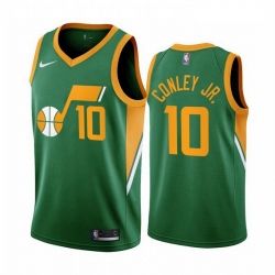 Utah Jazz 10 Mike Conley Green NBA Swingman 2020 21 Earned Edition Jersey