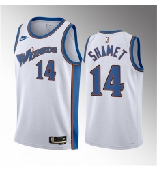 Washington Wizards 14 Landry Shamet White Classic Edition Stitched Jersey
