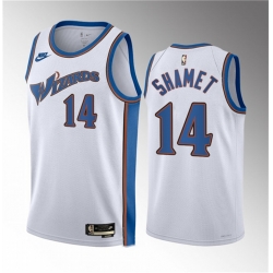 Washington Wizards 14 Landry Shamet White Classic Edition Stitched Jersey