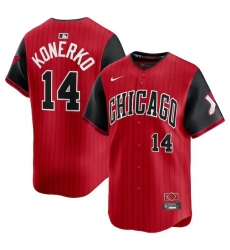 Paul Konerko Chicago White Sox 2025 City Connect Limited Retired Player Jersey Red Black Paul Konerko Chicago White Sox 2025 City Connect Limited Retired Player Jersey Red Black