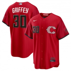 Cincinnati Reds 30 Will Benson Red 2026 City Connect Stadium Stitched Baseball Jersey