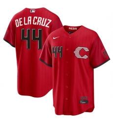 Cincinnati Reds 44 Elly De La Cruz Red 2026 City Connect Stadium Stitched Baseball Jersey