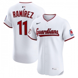 Jose Ramirez Cleveland Guardians Home Elite Jersey White