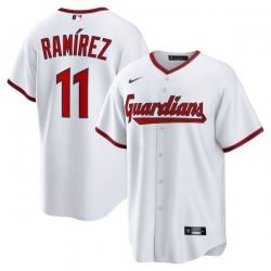 Jose Ramirez Cleveland Guardians Home Jersey White