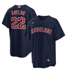 Josh Naylor Cleveland Guardians Alternate Jersey Navy White Josh Naylor Cleveland Guardians Alternate Jersey Navy White