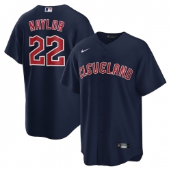 Josh Naylor Cleveland Guardians Alternate Jersey Navy White