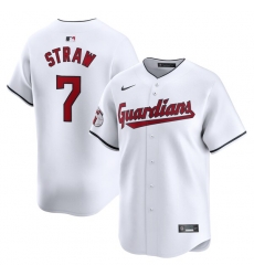 Myles Straw Cleveland Guardians Home Limited Player Jersey White Myles Straw Cleveland Guardians Home Limited Player Jersey White