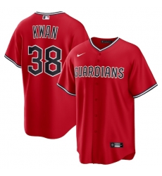 Steven Kwan Cleveland Guardians Alternate Player Jersey Red Steven Kwan Cleveland Guardians Alternate Player Jersey Red