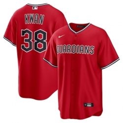 Steven Kwan Cleveland Guardians Alternate Player Jersey Red