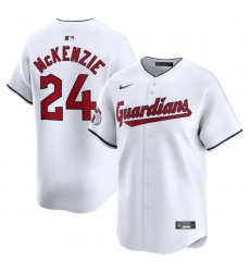 Triston Mckenzie Cleveland Guardians Home Limited Player Jersey White Triston Mckenzie Cleveland Guardians Home Limited Player Jersey White